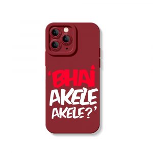 Bold Humor Graphic Silicone Case for Apple iPhone Series
