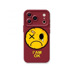Ironic Smiley Silicone Case for Apple iPhone Series
