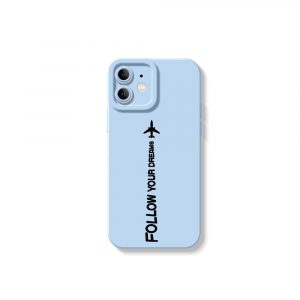 Dream Chaser Jet Black Silicone Case for Apple iPhone Series