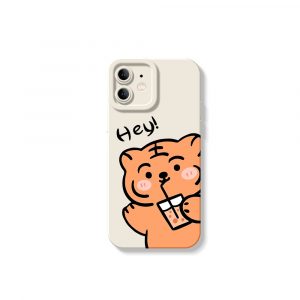 Cute Tiger Silicone Case for Apple iPhone Series
