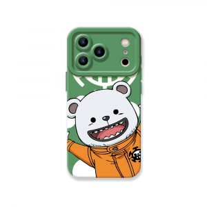Cheerful Bear Pirate Adventure Silicone Case for Apple iPhone Series