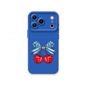 Pop Star Cherry Silicone Case for Apple iPhone Series