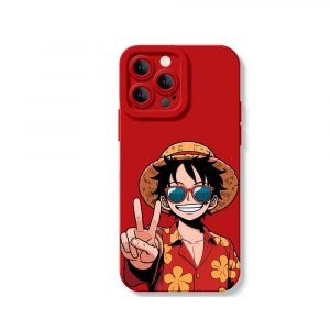 Playful Pirate Straw Hat Silicone Case for Apple iPhone Series