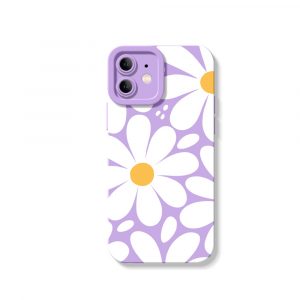 Retro Blossom Burst Silicone Case for Apple iPhone Series