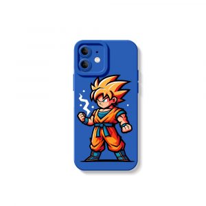 Anime Warrior Power-Up Silicone Case for Apple iPhone Series