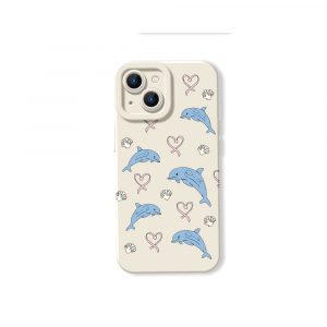 Dolphin Dreams Silicone Case for Apple iPhone Series