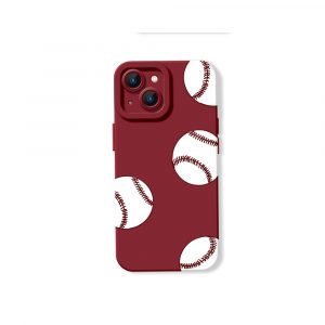 Home Run Hit Baseballs Silicone Case for Apple iPhone Series