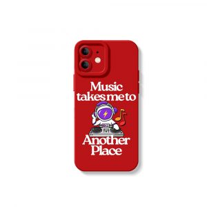 Astronaut DJ Groove Silicone Case for Apple iPhone Series