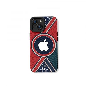 Bold Geometric Elegance Silicone Case for Apple iPhone Series