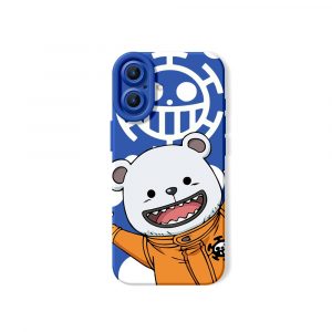 Cheerful Bear Pirate Adventure Silicone Case for Apple iPhone Series