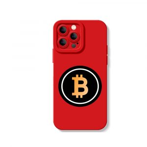 Crypto Iconic Red Silicone Case for Apple iPhone Series