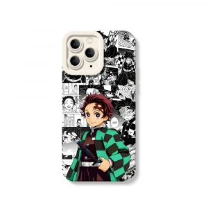 Anime Warrior Manga Collage Silicone Case for Apple iPhone Series