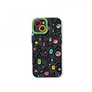Colorful Faces Silicone Case for Apple iPhone Series