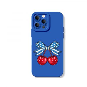 Pop Star Cherry Silicone Case for Apple iPhone Series