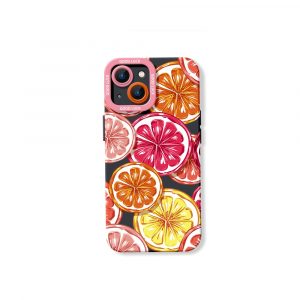 Citrus Splash Silicone Case for Apple iPhone Series.
