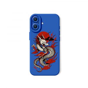 Firestorm Dragon Art Silicone Case for Apple iPhone Series