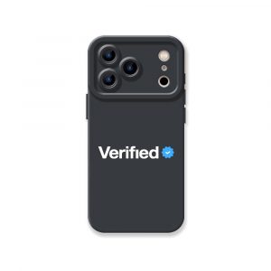 Verified Badge Style Silicone Case for Apple iPhone Series