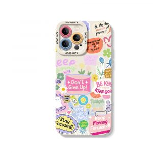 Inspirational Flowers Silicone Case for Apple iPhone Series