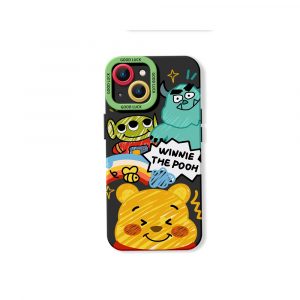 Cartoon Friends Silicone Case for Apple iPhone Series