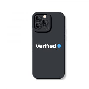Verified Badge Style Silicone Case for Apple iPhone Series