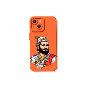 Chhatrapati Royal Shield Silicone Case for Apple iPhone Series