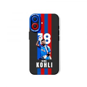 Cricket Legend Tribute Silicone Case for Apple iPhone Series. - iPhone 17, Black