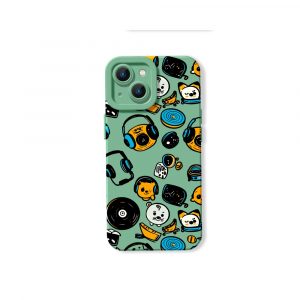Groovy Beats Doodle Art Silicone Case for Apple iPhone Series