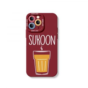 Cozy Chai Moments Silicone Case for Apple iPhone Series
