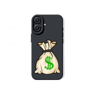Money Bag Charm Silicone Case for Apple iPhone Series