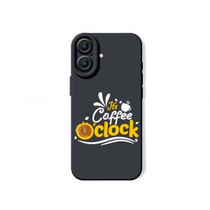Coffee Clock Delight Silicone Case for Apple iPhone Series