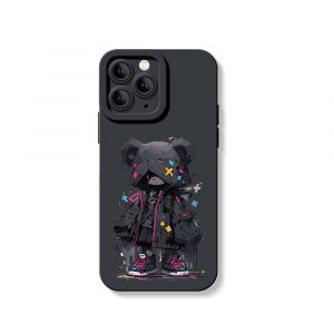 Shadow Bear Silicone Case for Apple iPhone Series