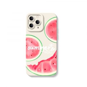 Watermelon Summer Silicone Case for Apple iPhone Series