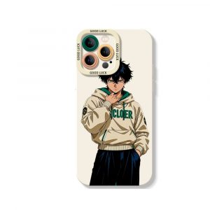 Anime Hoodie Character Vibe Silicone Case for Apple iPhone Series