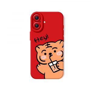Cute Tiger Silicone Case for Apple iPhone Series