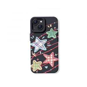 Plaid Stars and Stripes Silicone Case for Apple iPhone Series