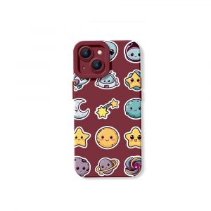 Galaxy Characters Silicone Case for Apple iPhone Series