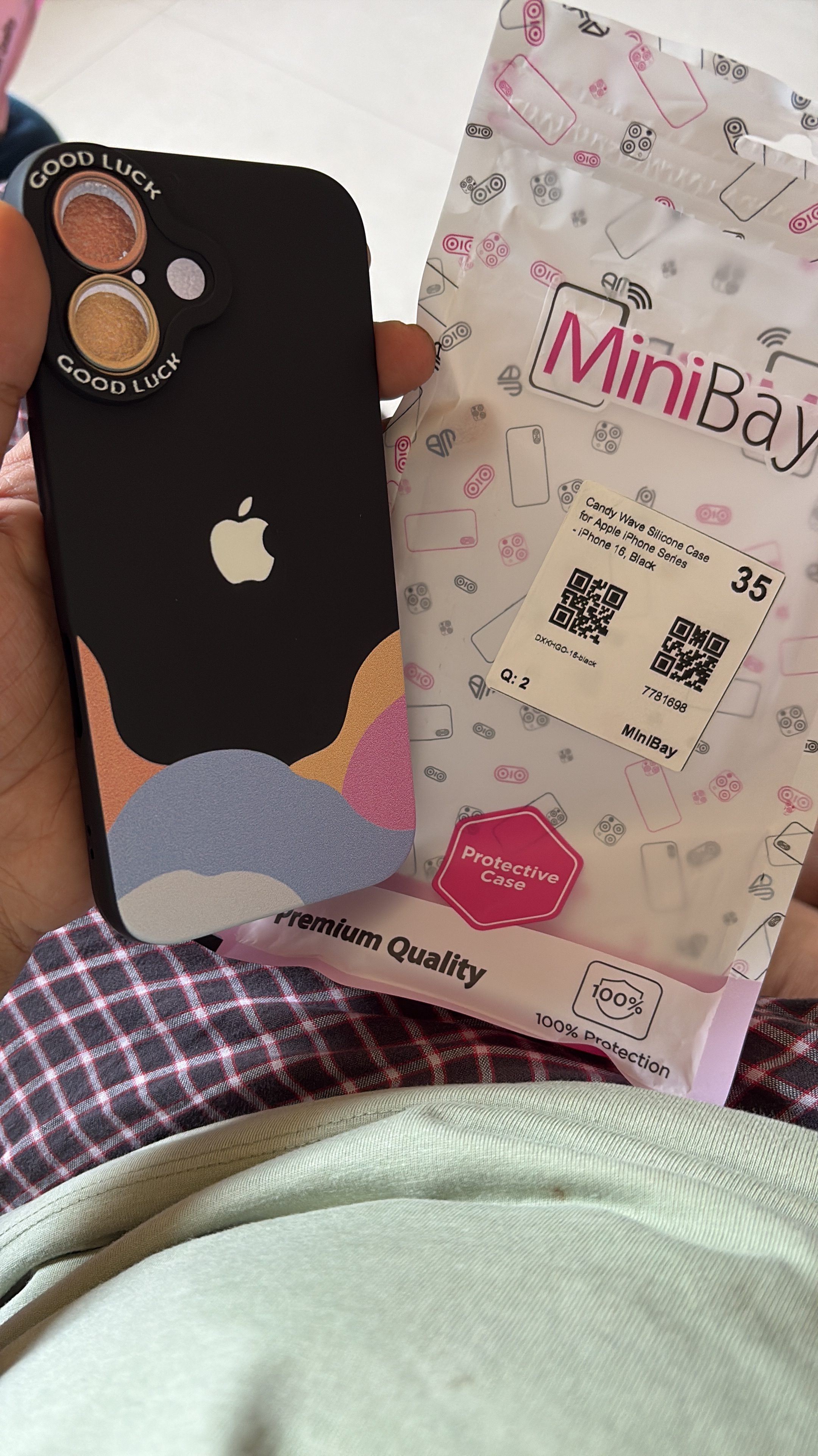 Customer photo of Candy Wave Silicone Case for Apple iPhone Series
