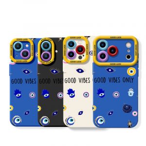 Good Vibes Only Protection Stylish Silicone Case for Apple iPhone Series