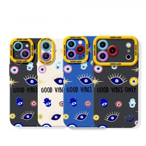 Good Vibes Only Protection Stylish Silicone Case for Apple iPhone Series