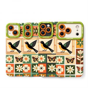 Little Bird Garden Silicone Case for Apple iPhone Series