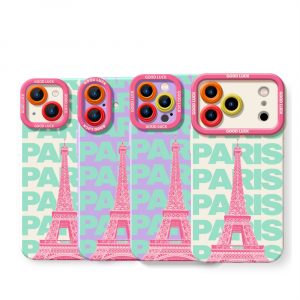 Pastel Paris Silicone Case for Apple iPhone Series