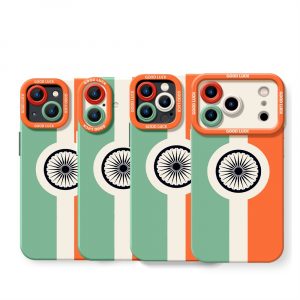 Vibrant Tricolor Silicone Case for Apple iPhone Series