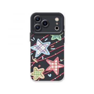 Plaid Stars and Stripes Silicone Case for Apple iPhone Series