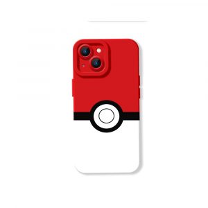 Catch Poke Design Silicone Case for Apple iPhone Series