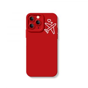 Adventure Awaits Airplane Love Silicone Case for Apple iPhone Series