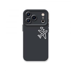 Adventure Awaits Airplane Love Silicone Case for Apple iPhone Series