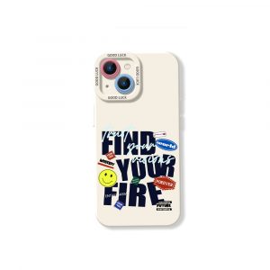 Stickers Collage Silicone Case for Apple iPhone Series