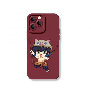 Anime Warrior Chibi Silicone Case for Apple iPhone Series