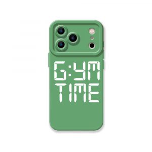 Digital Countdown Gym Time Silicone Case for Apple iPhone Series