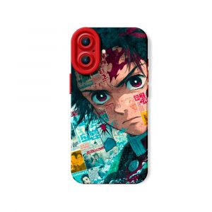 Bold Anime Collage Design Silicone Case for Apple iPhone Series